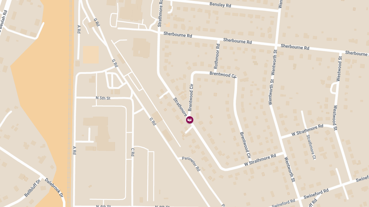 Injuries in a Crash at Strathmore Rd and Brentwood Cir