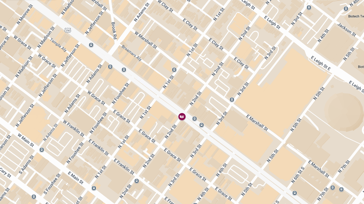 Injury Crash Reported at N 2nd St and E Broad St