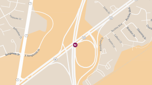 Injury Crash on Route 1 SB at Route 40 During Rainstorm