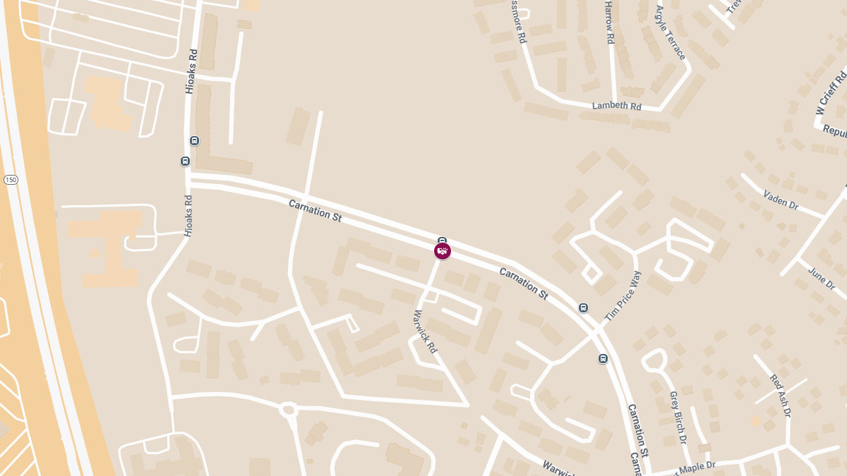 Personal Injury Crash Reported at W Carnation St and Warwick Rd
