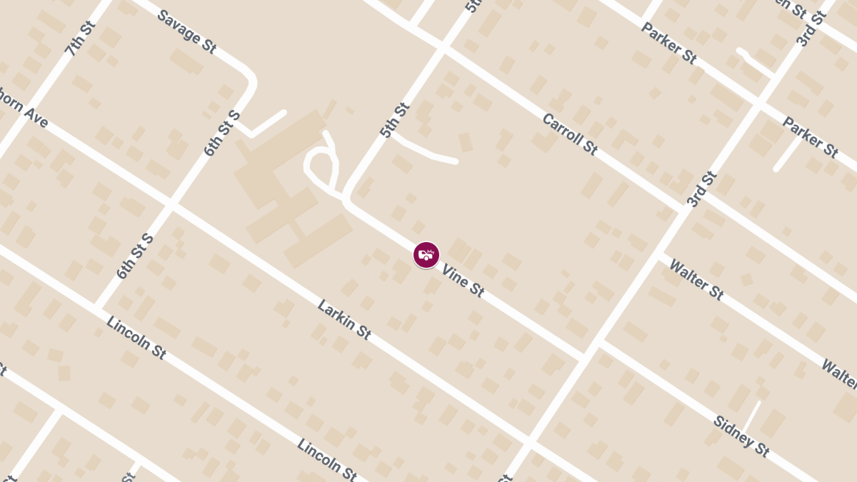 Injury Crash Reported Near Vine Street School on Vine St