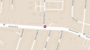 Injury Crash at Warwick Rd and Warwick Village Dr