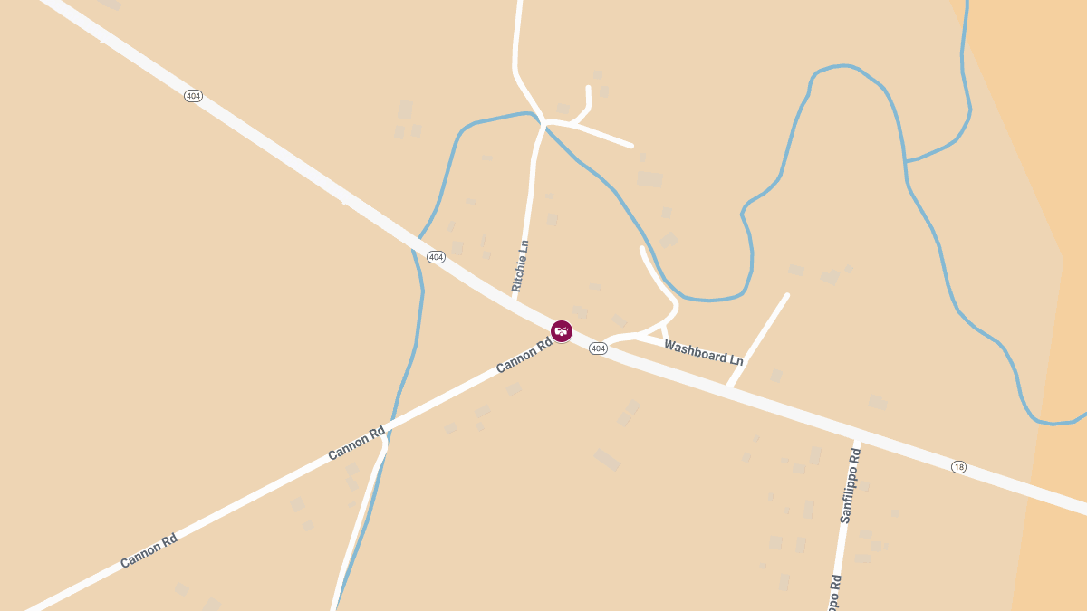 Injury Crash with Wires Down at Seashore Hwy & Cannon Rd
