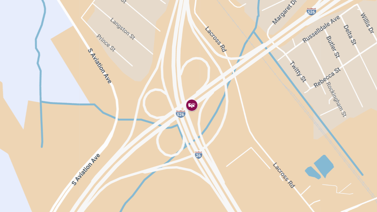 Motorcyclist Killed in Crash on I-526 EB to I-26 WB Ramp