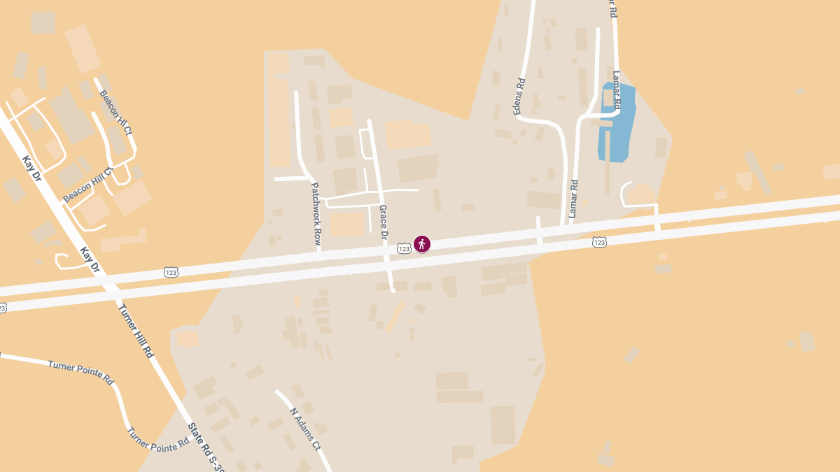 Pedestrian Fatally Struck on Hwy 123 near Grace Dr
