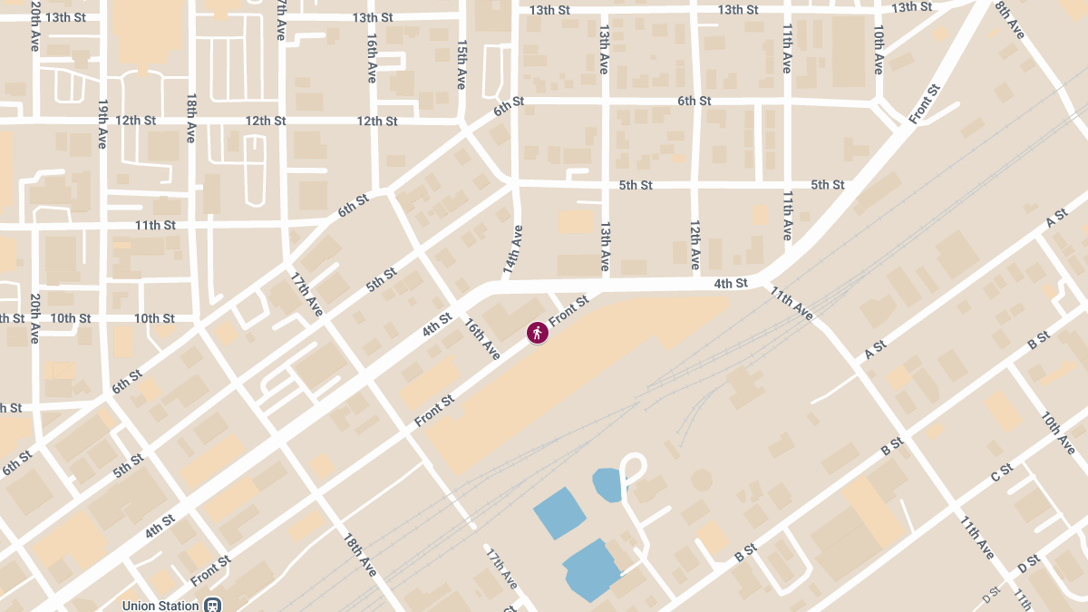 Pedestrian Injured in Hit-and-Run on Front St, Driver Fled Scene
