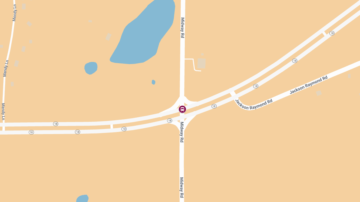 School Bus Overturns in Crash at Highway 18 & Midway Rd