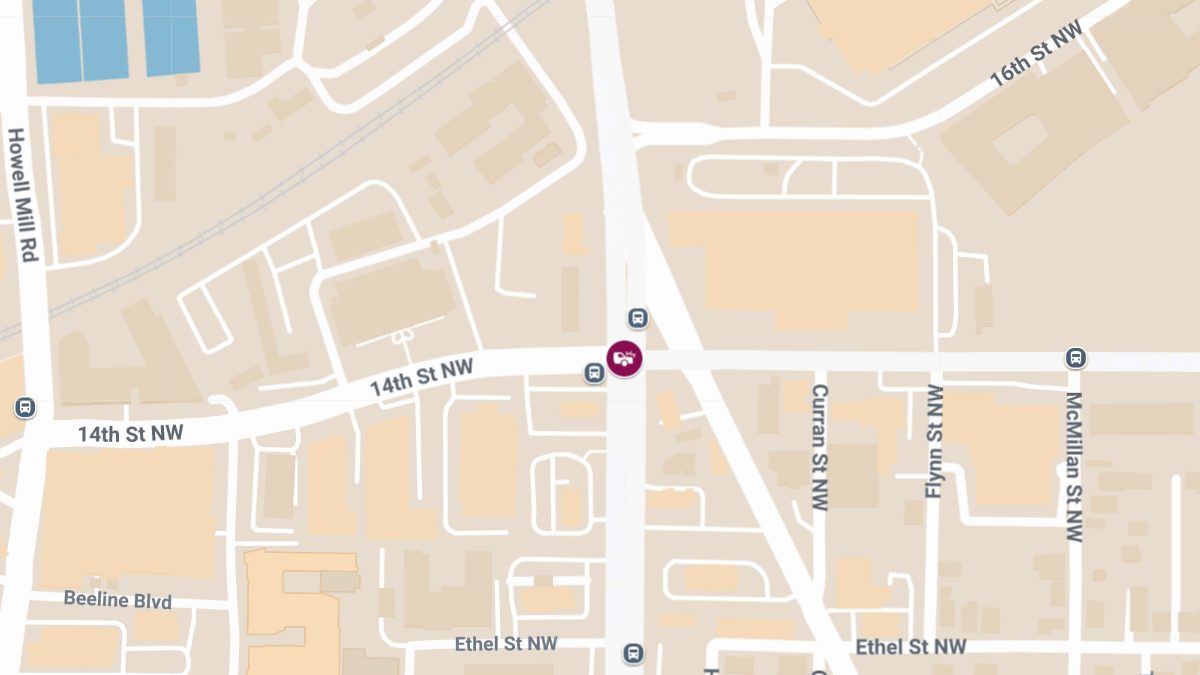Accident With Injuries at 14th St NW & Northside Dr NW