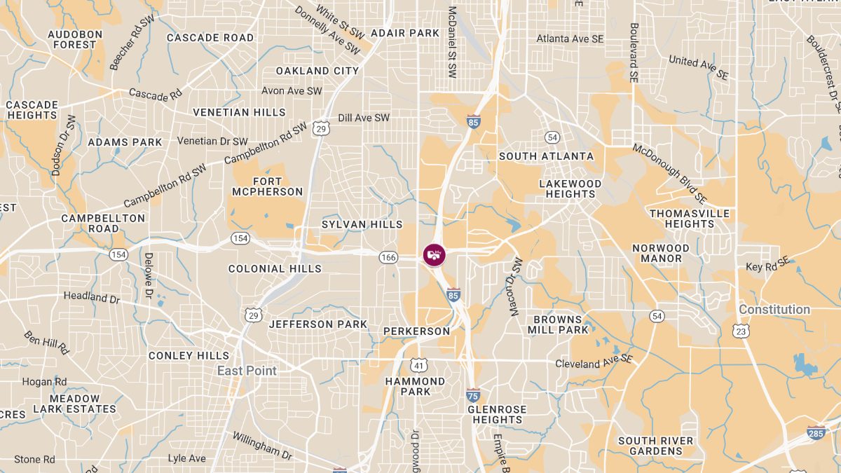 Accident With Injuries at I-75 N & Arthur Langford Pkwy W