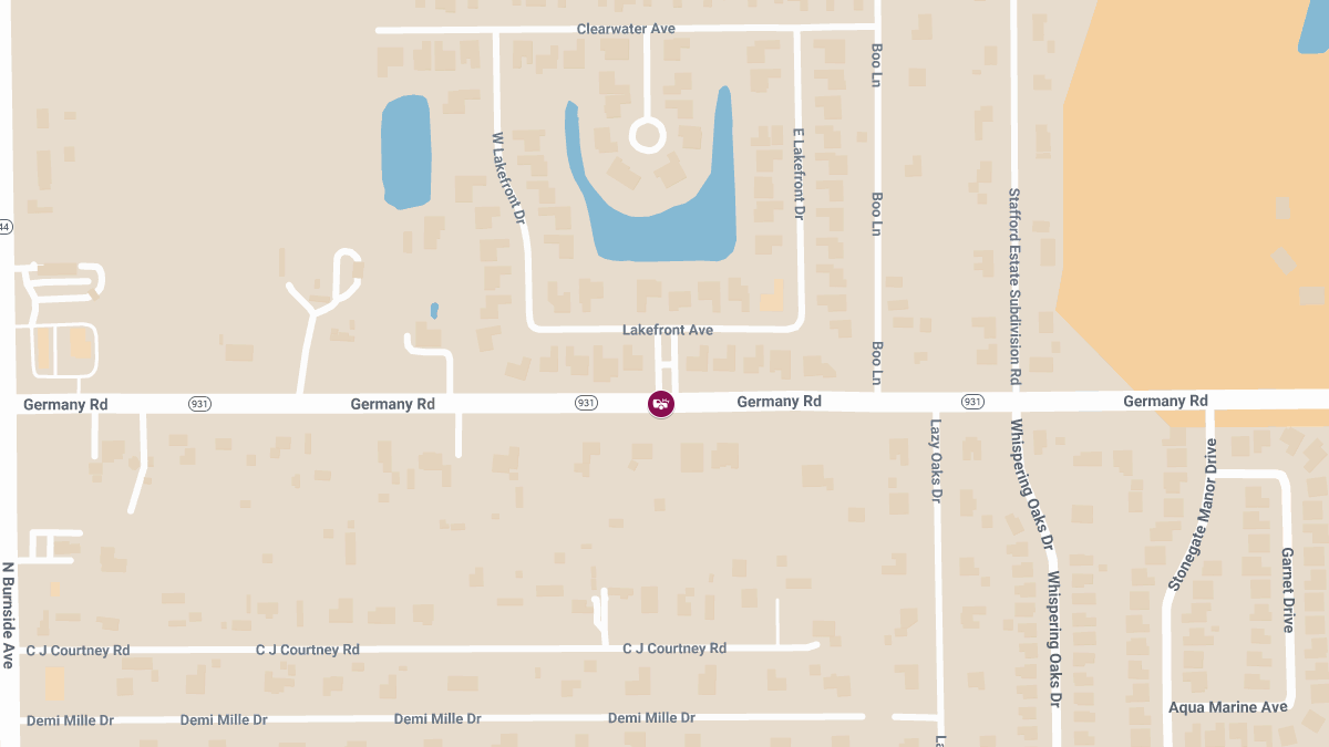Accident with Injuries on Hwy 931 at Lakefront Blvd
