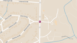 Car Crash with Injuries at Northside Dr NW & Jones Ave NW