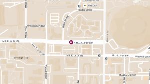 Car Crash with Injuries on Martin Luther King Jr Dr SW