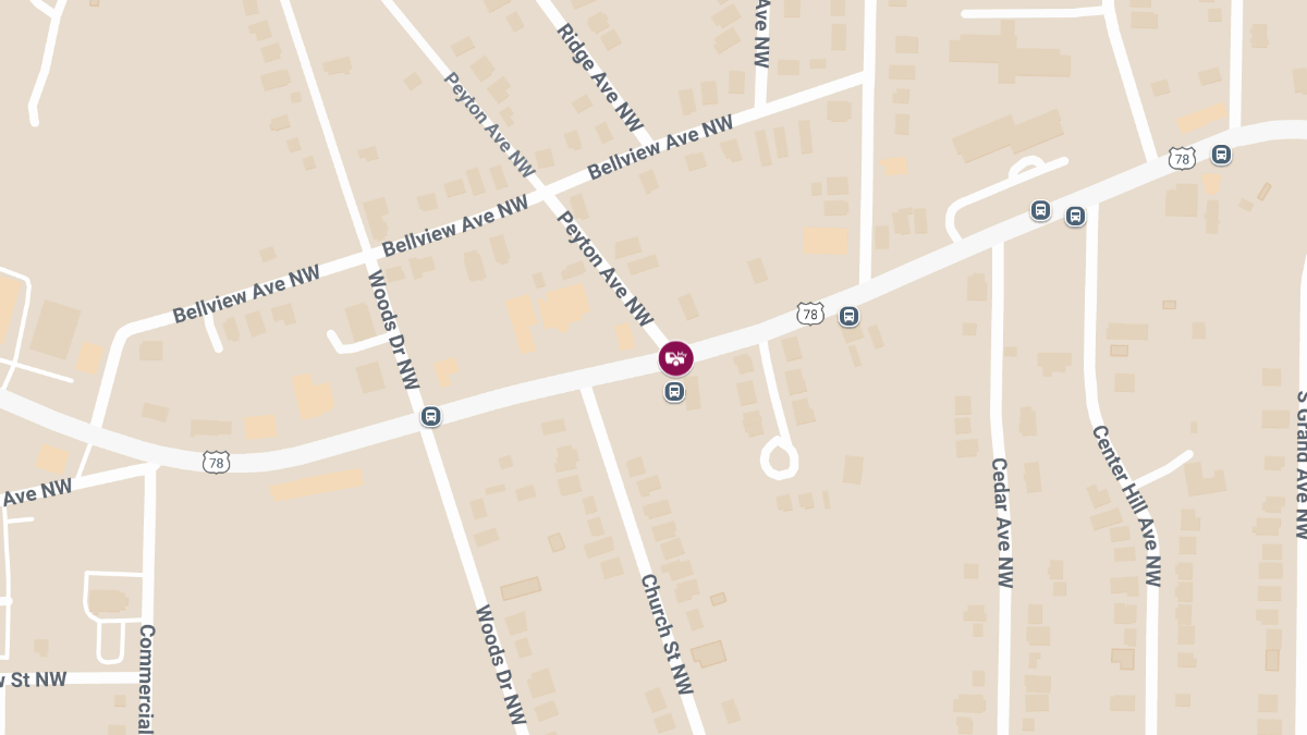 Collision with Injuries at Peyton Ave NW & Donald Lee Hollowell Pkwy NW