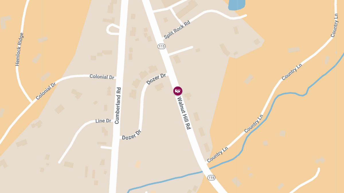 Crash on Walnut Hill Rd Causes Injuries and Road Closure