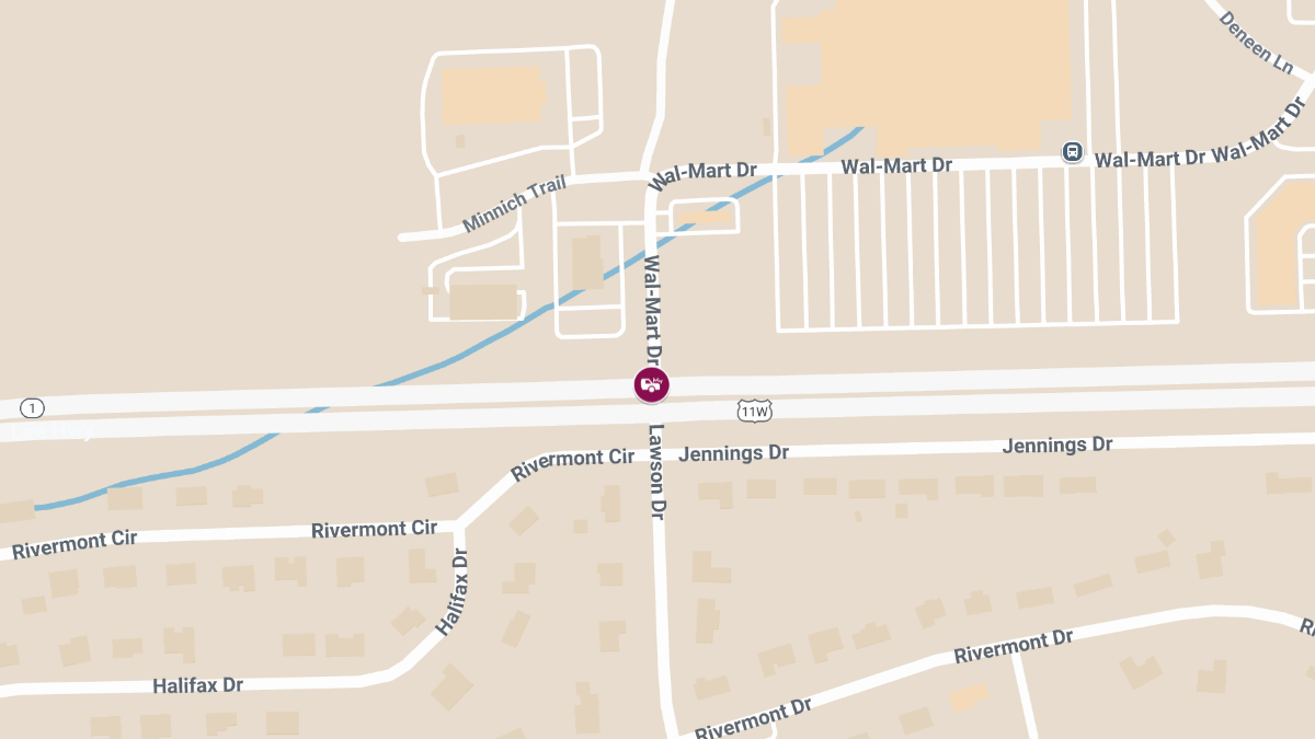 Crash with Injuries at Stone Dr & Lawson Dr