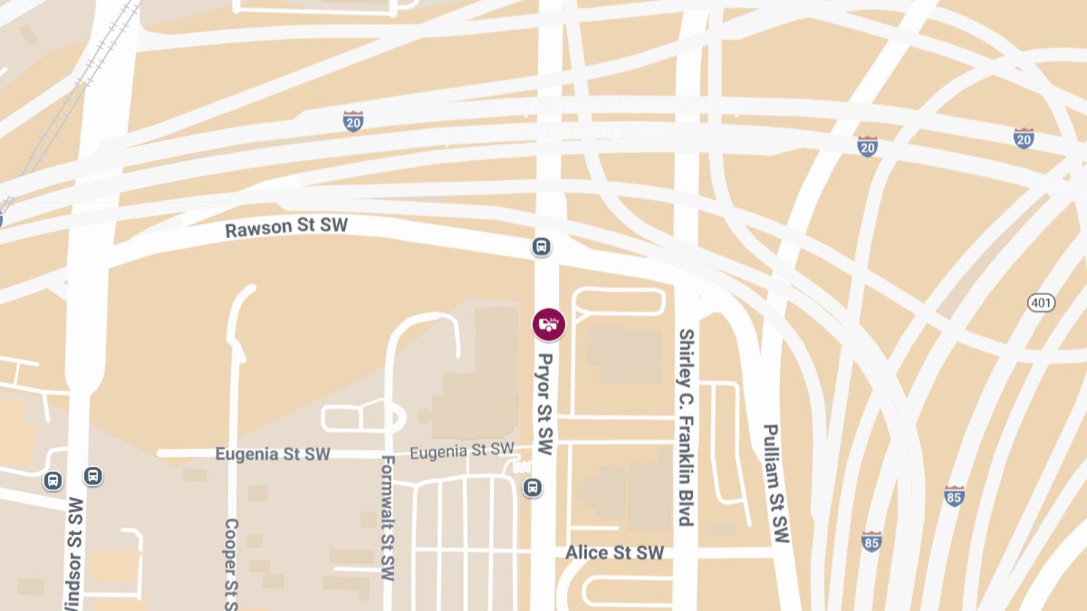 Injuries Reported in Crash on Pryor St SW