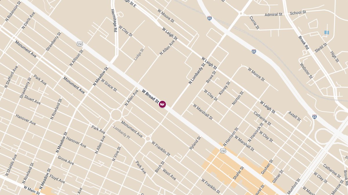 Injuries in CoAllision on 1600 W Broad St in Newtowne West