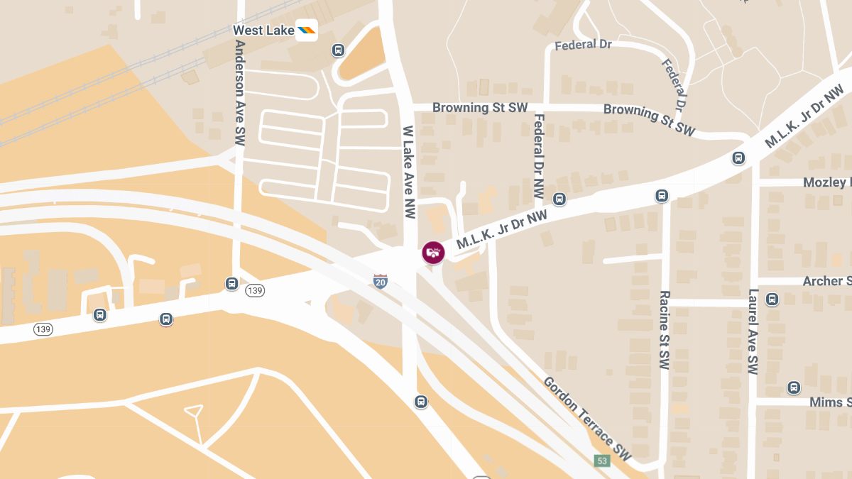 Injuries in Crash on Martin Luther King Jr Dr SW