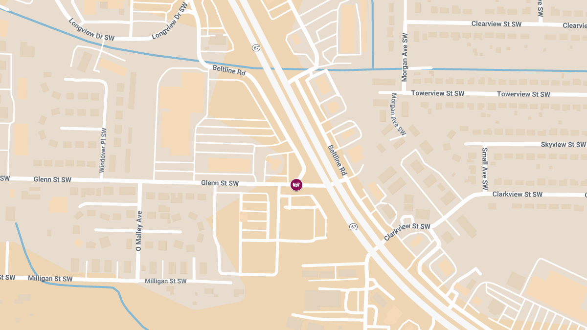 Injuries in Two-Vehicle Rollover Crash on Beltline Rd at Glenn St