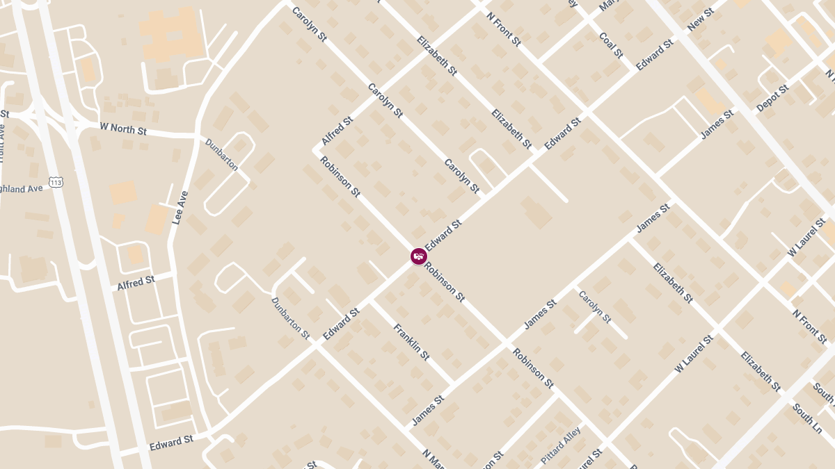 Injury Accident Reported at Robinson St & Edward St
