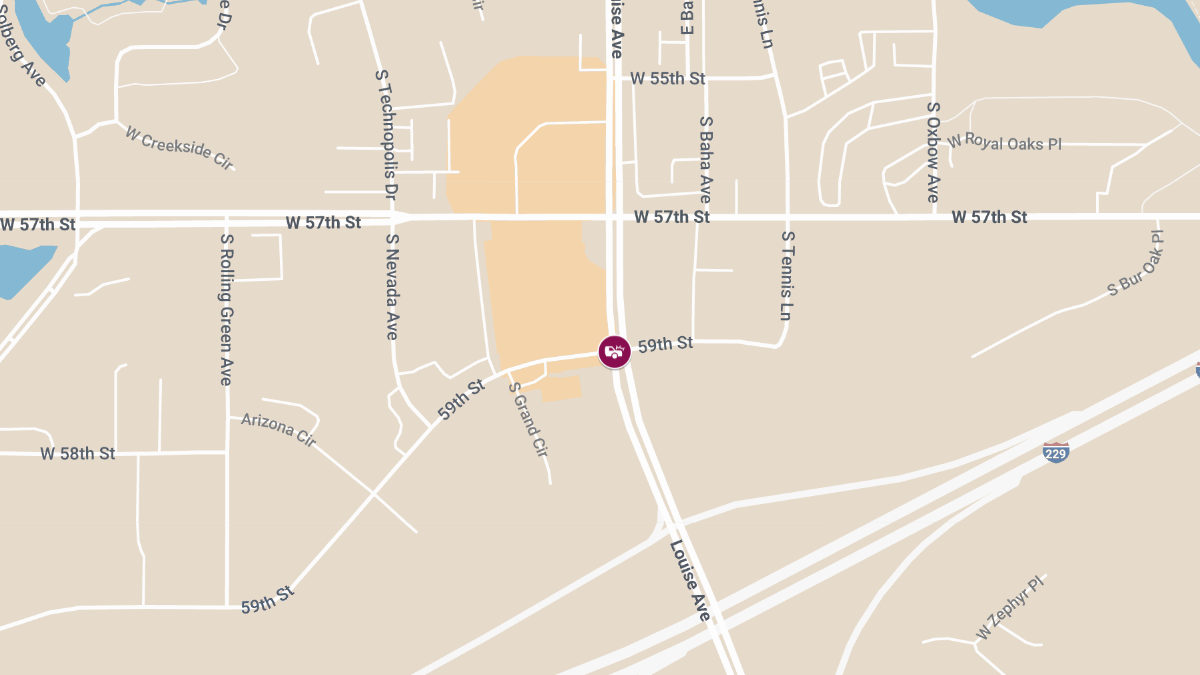 Injury Accident Reported at W 59th St and S Louise Ave