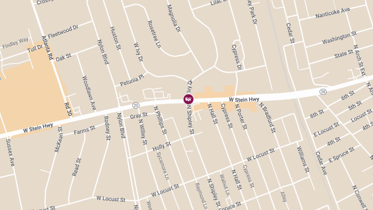 Injury Crash Reported at W Stein Hwy & N Shipley St