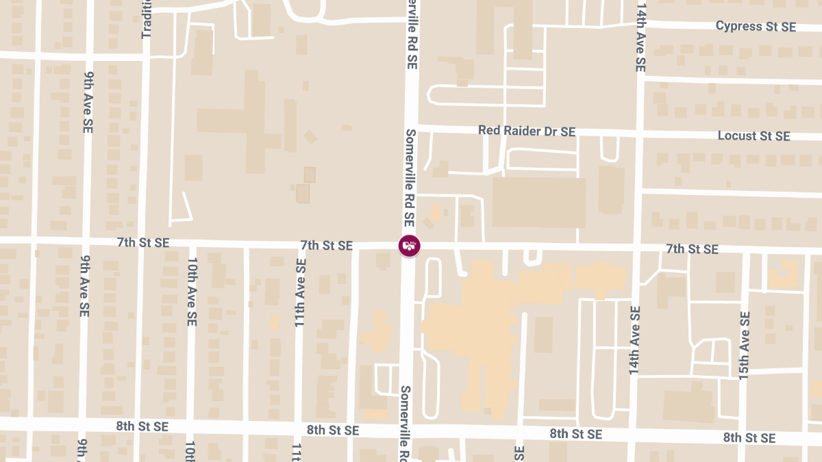Injury Reported in Crash at Somerville Rd & 7th St