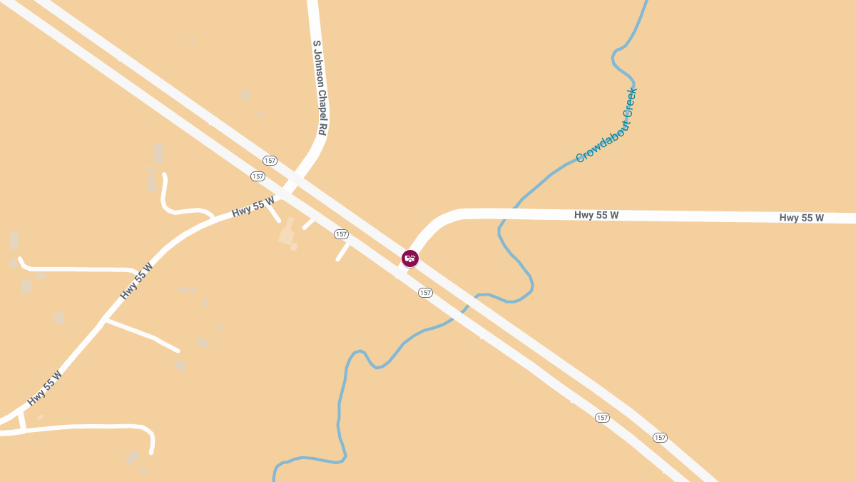 Multi-Vehicle Crash with Injuries at Hwy 55 and Hwy 157