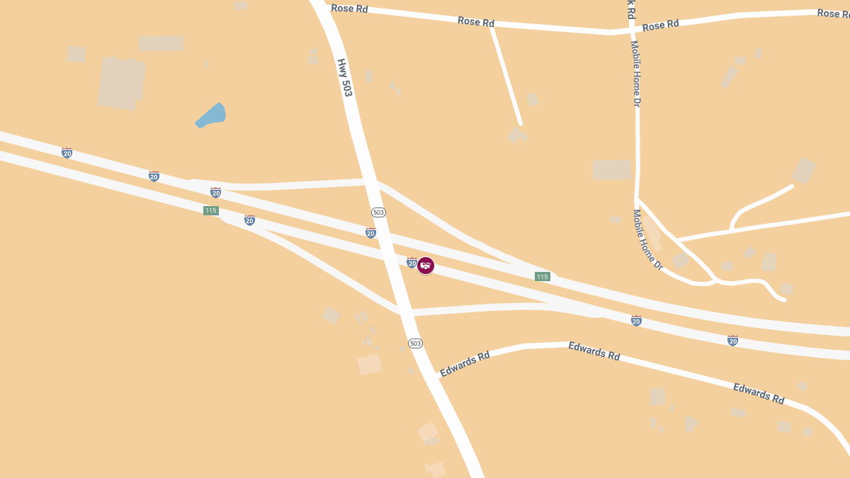 One Airlifted After Injury Crash on I-20 WB at MM 122