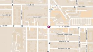 Pedestrian Crash at Joseph E Lowery Blvd SW & Martin Luther King Jr Dr SW Causes Injuries