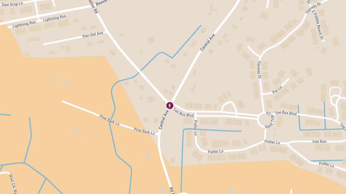 Pedestrian Crash with Critical Injuries at Central Ave & Substation Rd