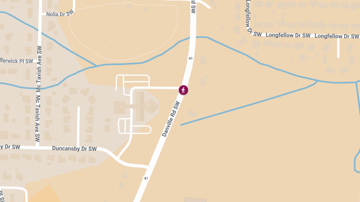 Pedestrian Struck by Vehicle on Danville Rd Saturday
