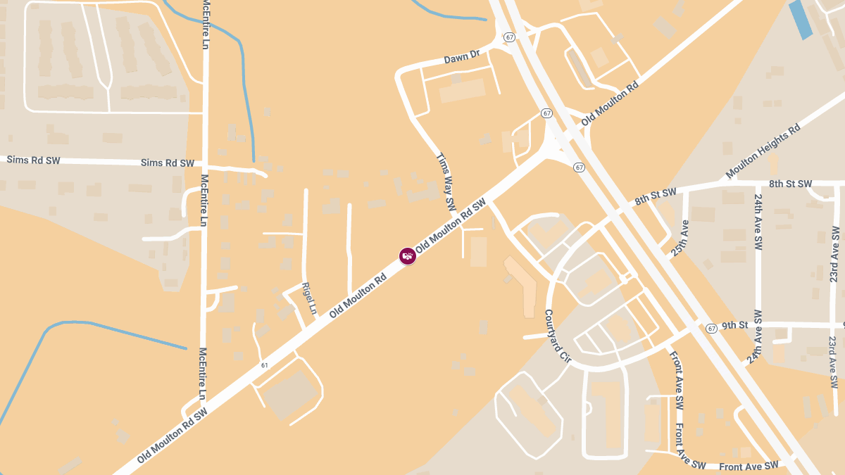 Rollover Crash with Injuries Reported on Old Moulton Rd