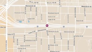Traffic Collision With Injuries on I-20 W at Hill St SE