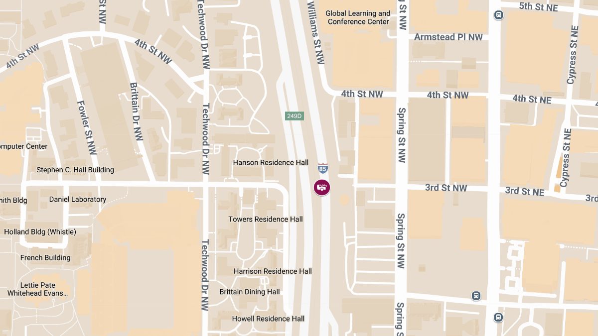 Traffic Collision with Injuries on I-75 S at Williams St NW