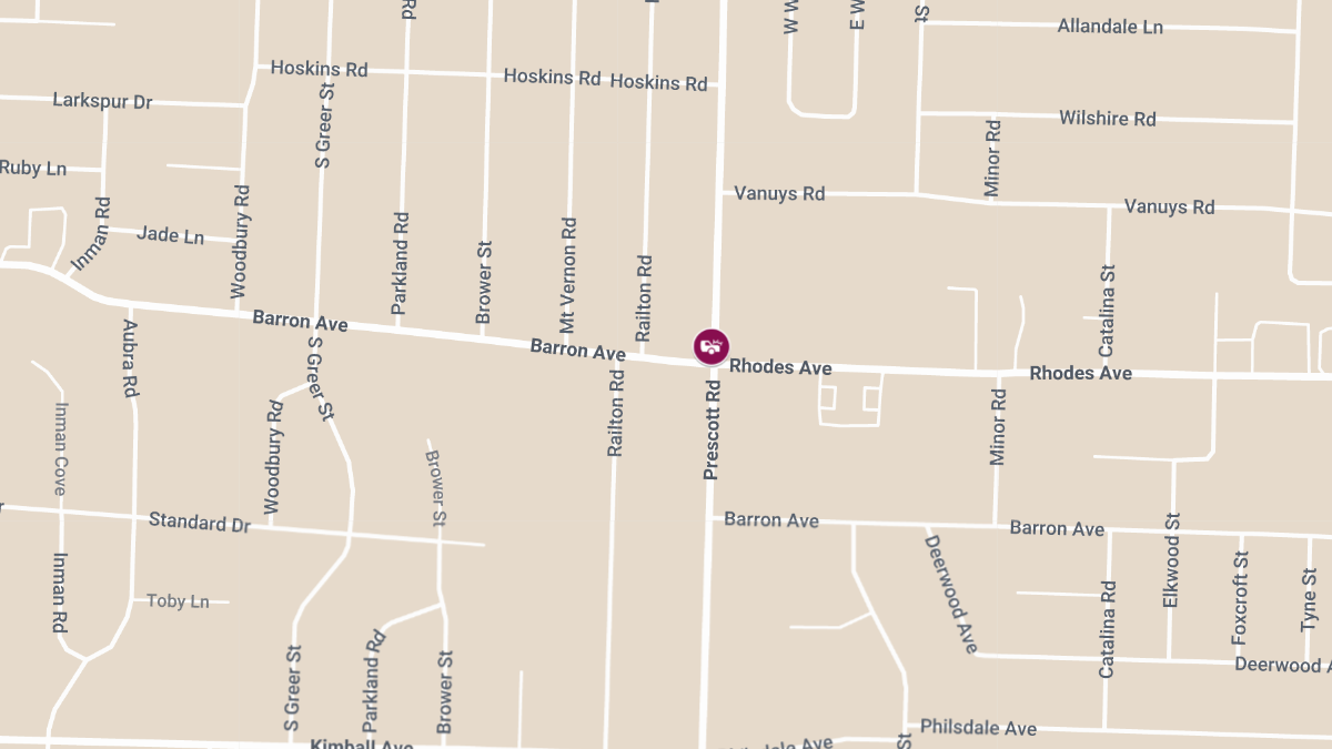 Two-Car Collision at S Prescott St & Rhodes Ave Causes Injuries