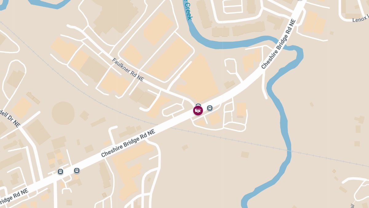 Vehicle Accident with Injuries at Faulkner Rd NE & Cheshire Bridge Rd NE