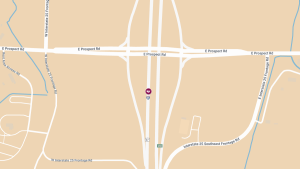 Accident Causes Injury on I-25 SB