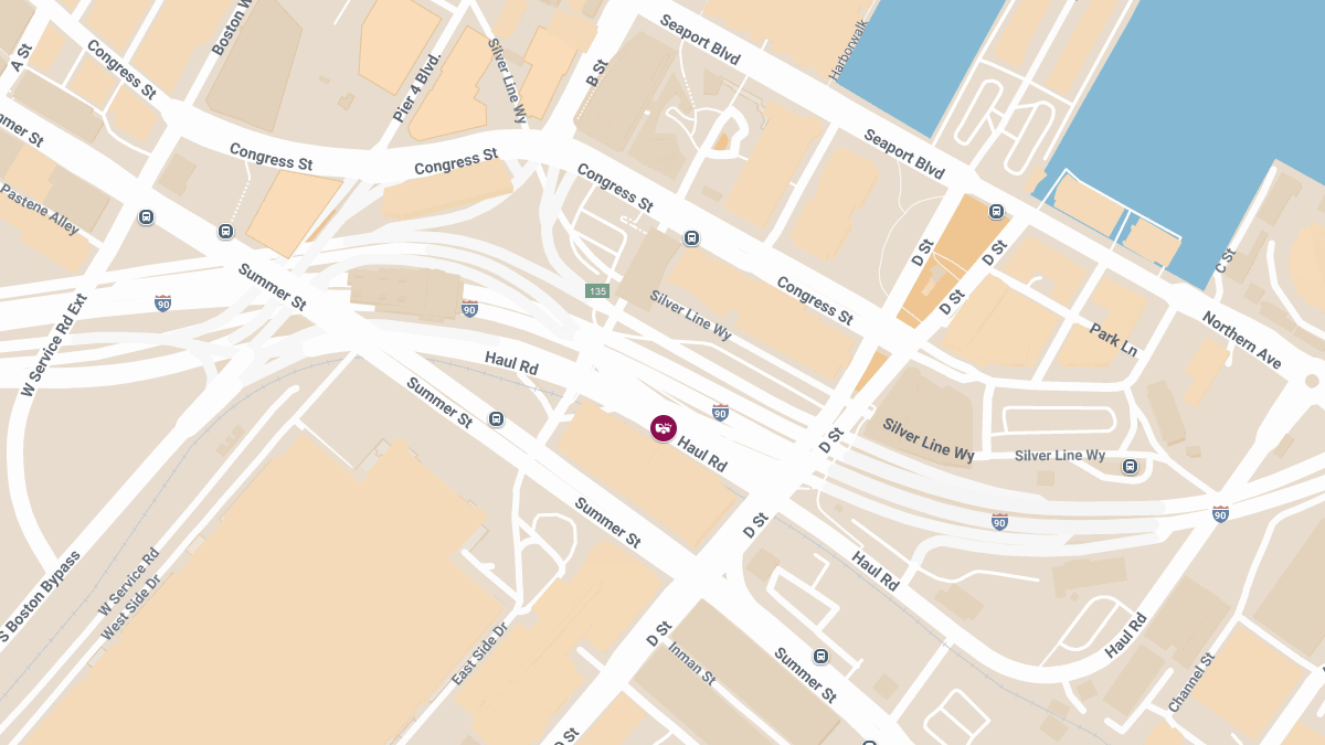 Accident With Injuries at Haul Rd & Frontage Rd 