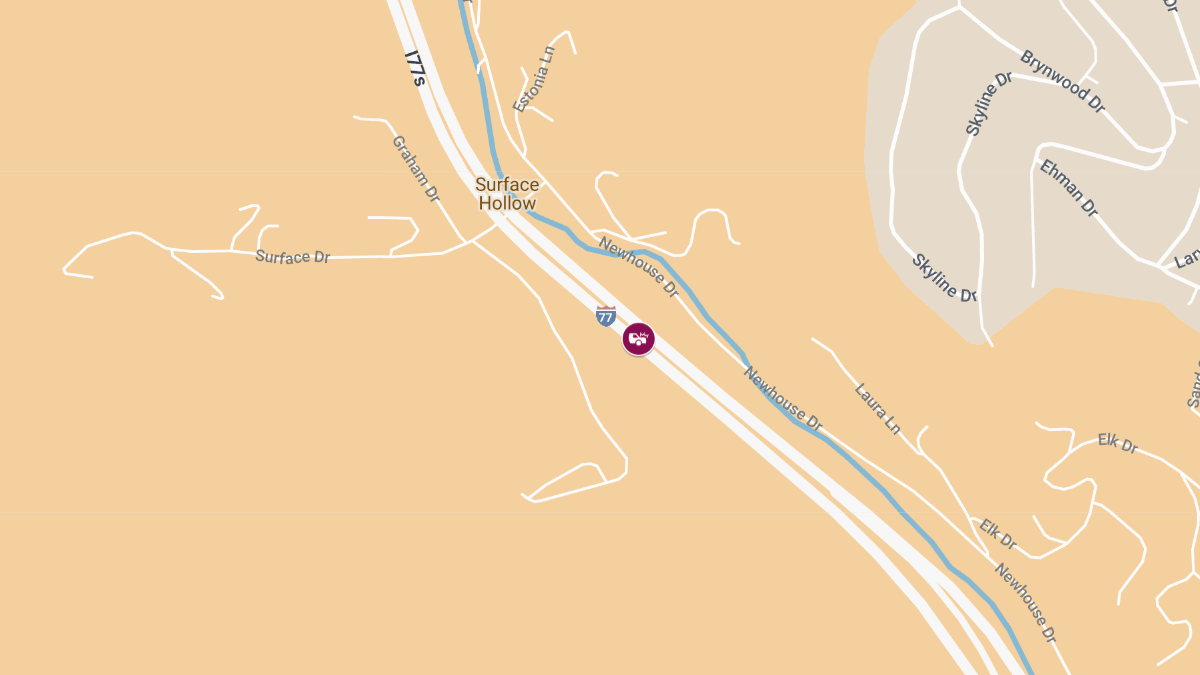 Accident With Injuries on I77N, 12 Mile North of Dry Branch (1)