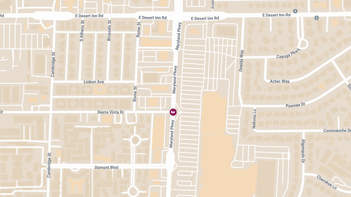 Accident at S Maryland Pkwy & Sierra Vista Dr Results in Injuries