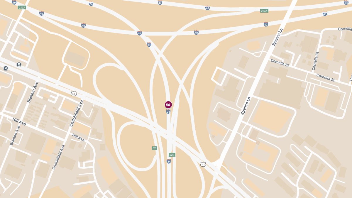 Accident on Exit 52A Ramp from I-24 W to I-40 Leads to Injuries