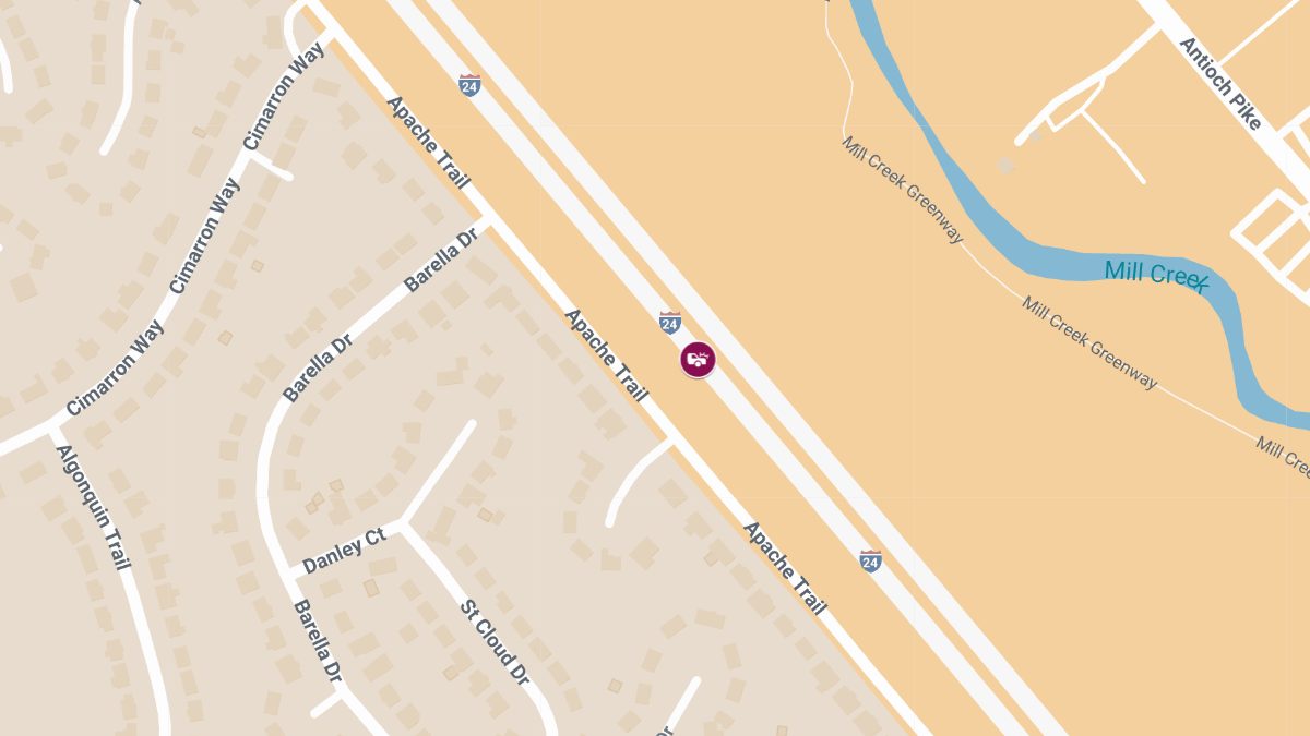 Accident on I‑24 WB at MM 60 Between Hickory Hollow Pkwy and Bell Rd Leads to Injuries