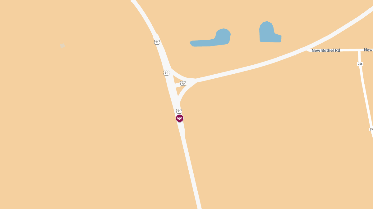 Accident on US Hwy 71 NB near US Hwy 70 Causes Injuries