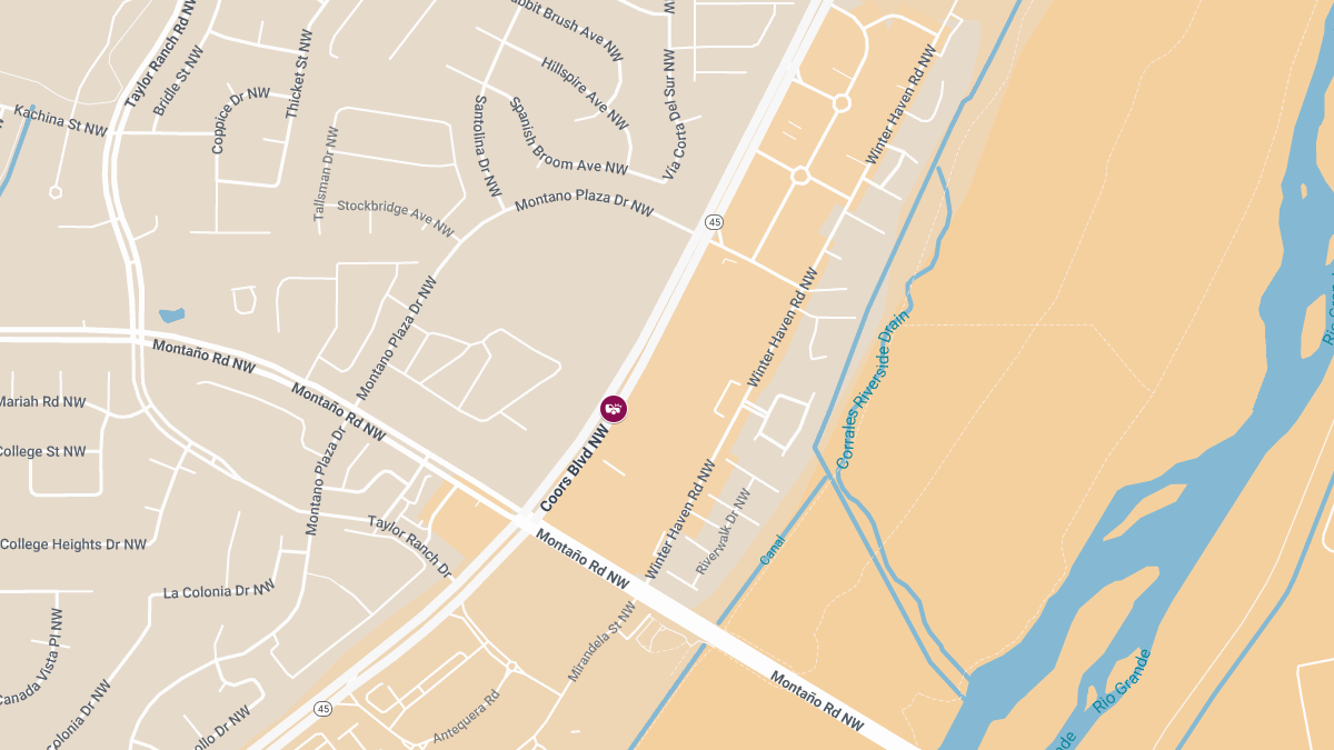 Accident with Injuries at Coors Blvd NW & Longtangelo Pl