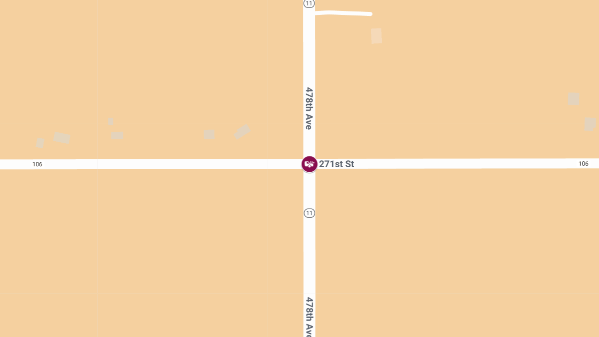 Accident with Injuries at Hwy 11 & 271st St