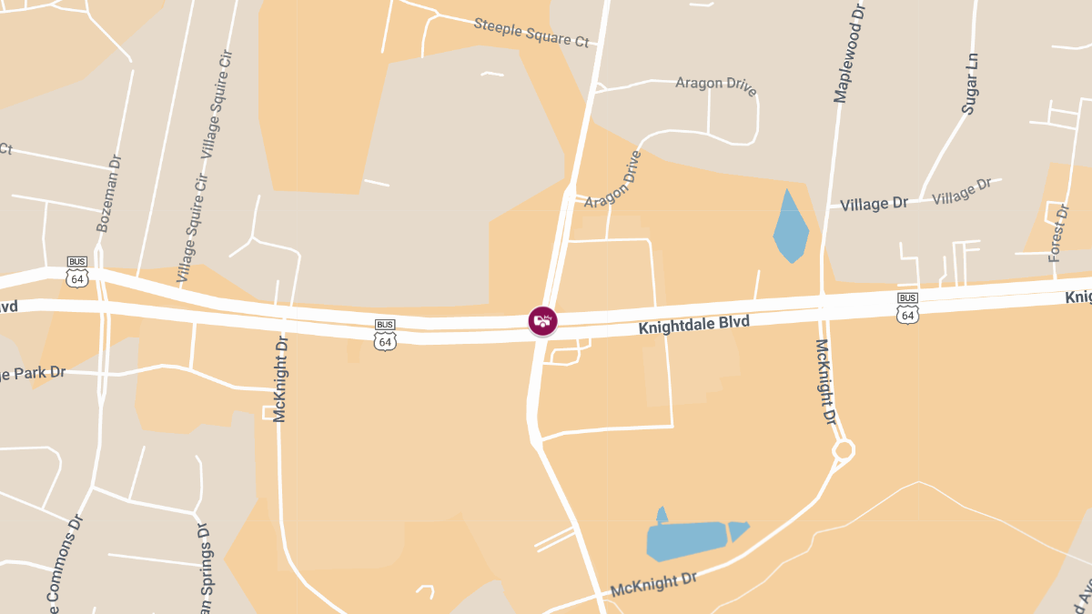 Accident with Injuries at Knightdale Blvd & N Smithfield Rd