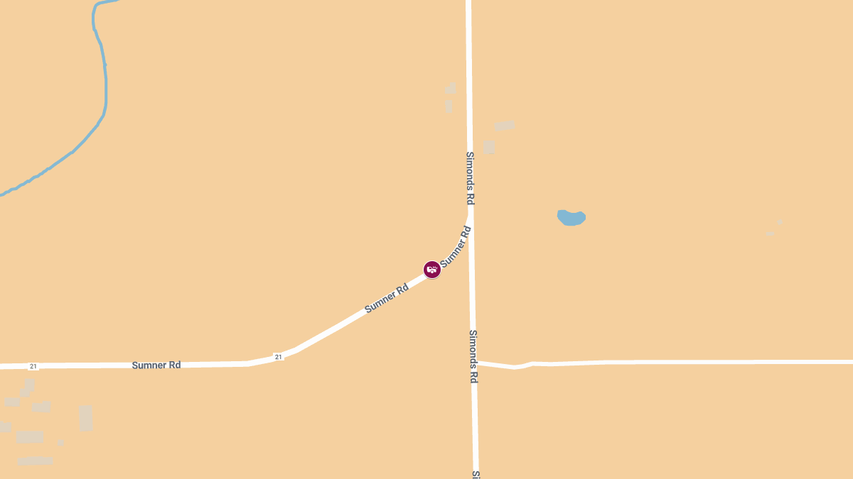 Accident with Injuries at Townline Rd & Sumner Rd