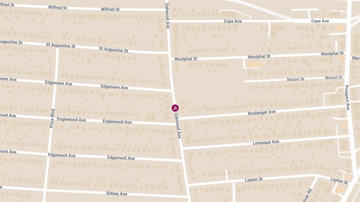 Bicyclist Injured in Crash with Vehicle on Oakwood Ave
