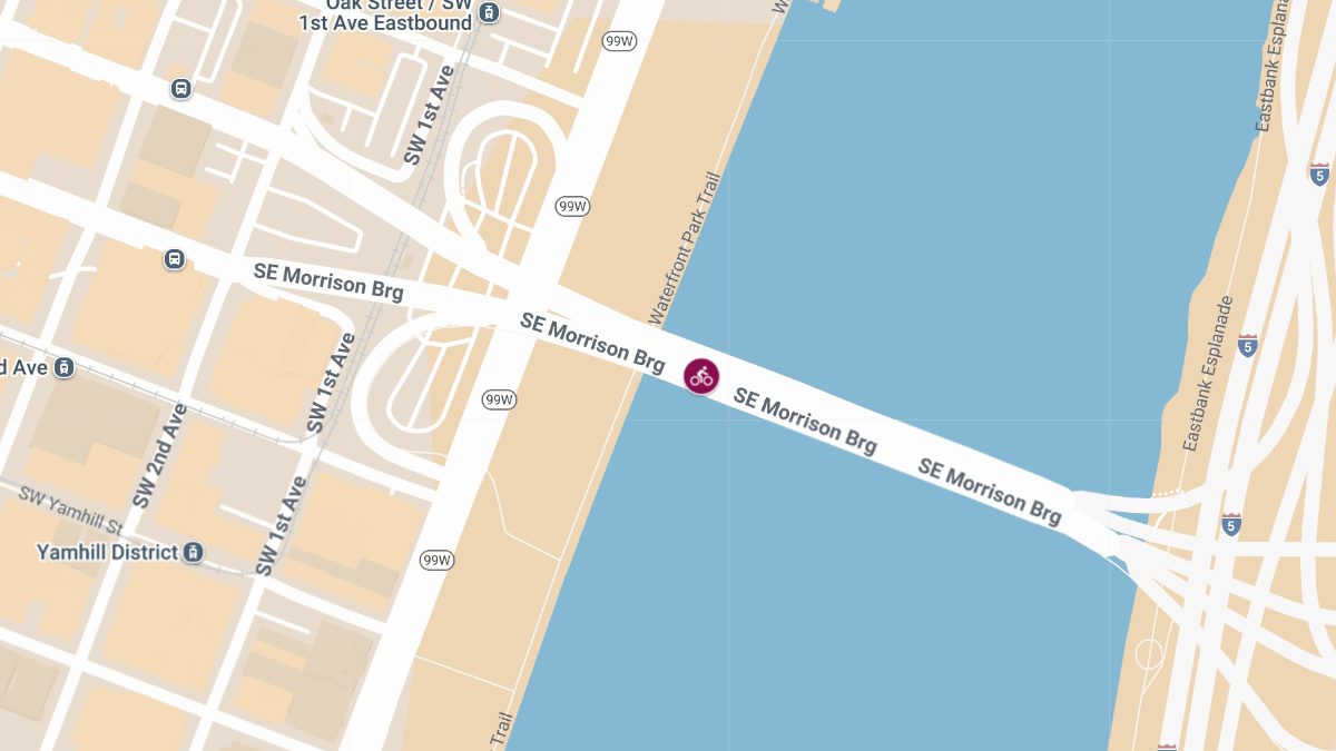 Bicyclist Seriously Injured in Hit-and-Run on Morrison Bridge